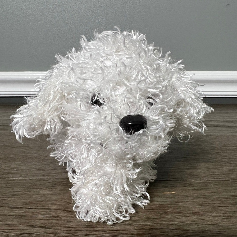 Barbie Hug N Heal Maltese White Dog Plush Light Up Talking Interactive Toy